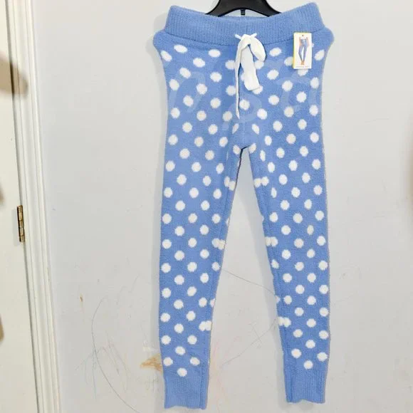 Women louge pants HONEYDEW Chenille Lounge Blue - Picture 2 of 4